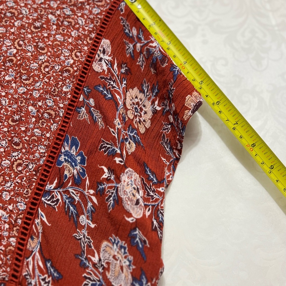 KNOX ROSE Dress Womens Size Small Floral COTTAGECORE Panel Button Up Bust Ladies - Picture 7 of 11